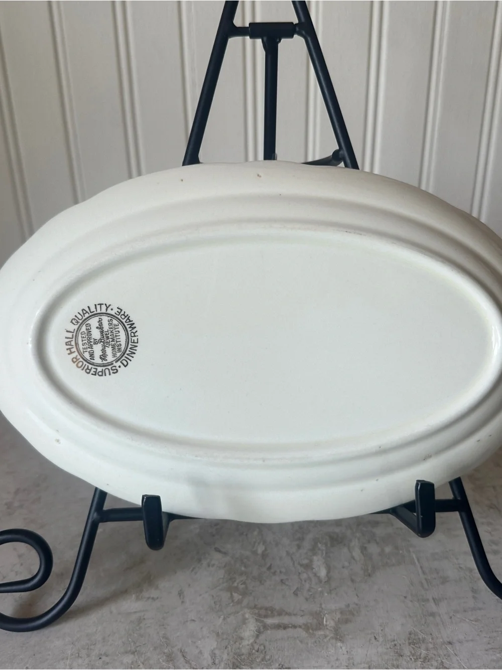 Hall China Autumn Leaf Under Plate For Gravy Boat Small Tray Platter 8.75”